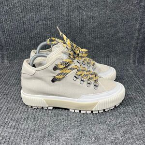 Rag & Bone Army Hiker Low Ecru White Beige Canvas Shoes Sneakers Womens 36 / 6